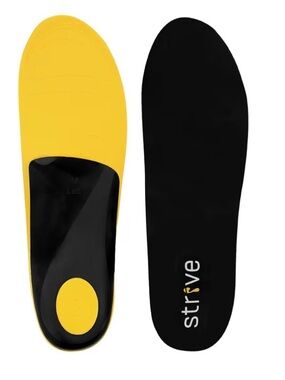 Strive Active Orthotic Insoles Arch Support L Womens 11.5-13 Mens 10-11.5